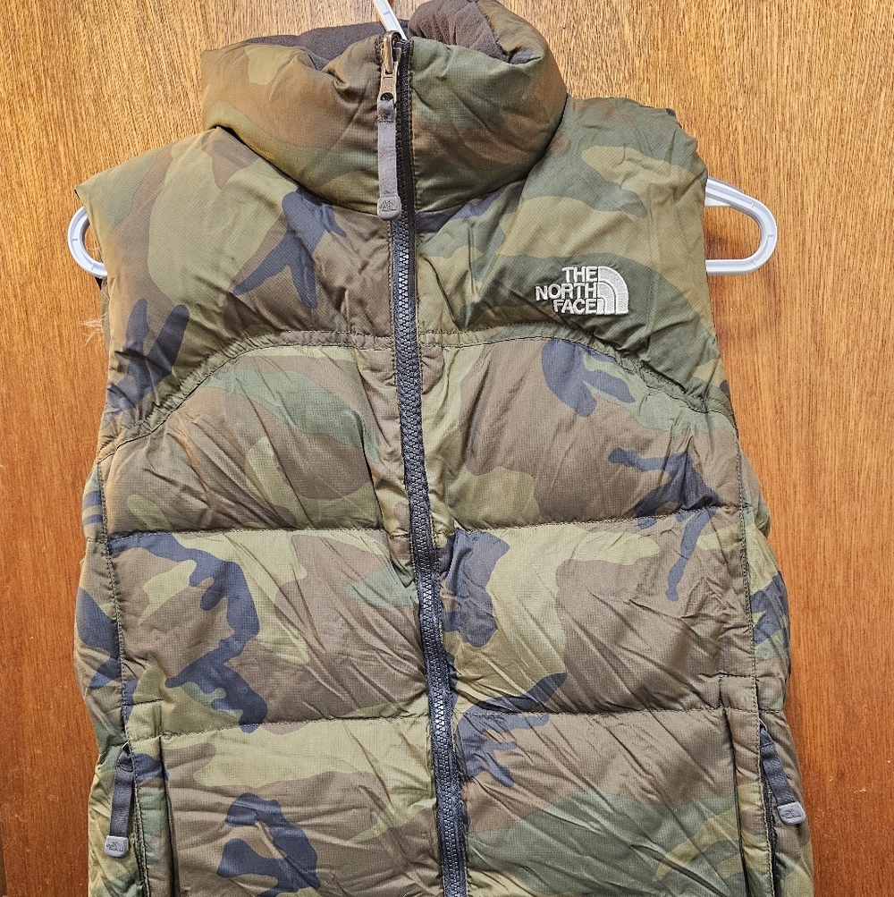 The North Face Womens  Green Camo Vest